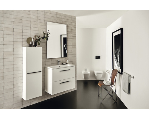 Ideal Standard wandclosetset i.life S, randloos, glanzend wit, met toiletzitting T473801