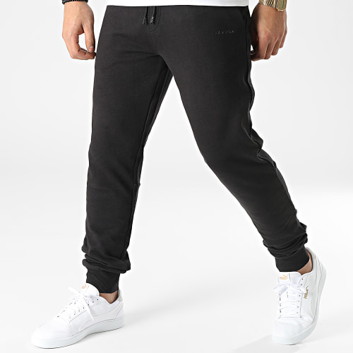 Pantalon Jogging A Bandes Tonal Logo Tape 8048 Noir