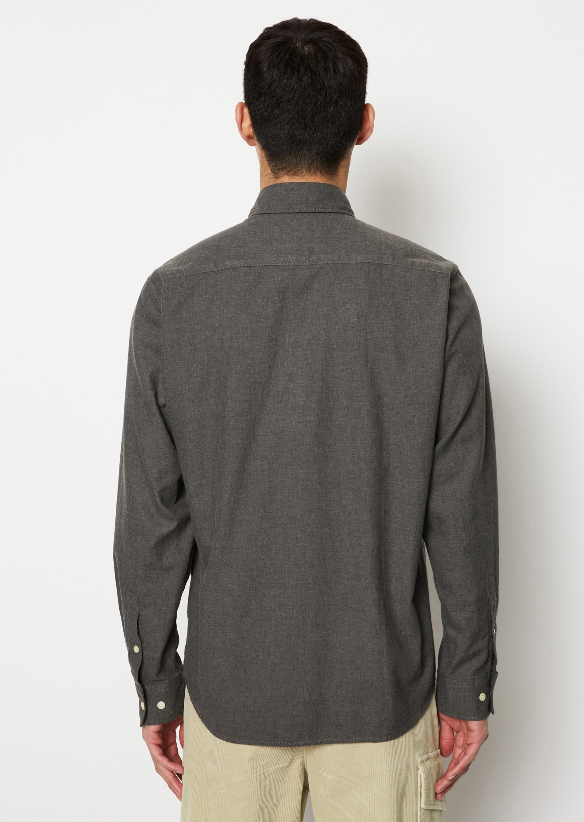 Hemd regular aus weichem Bio-Baumwoll-Twill
