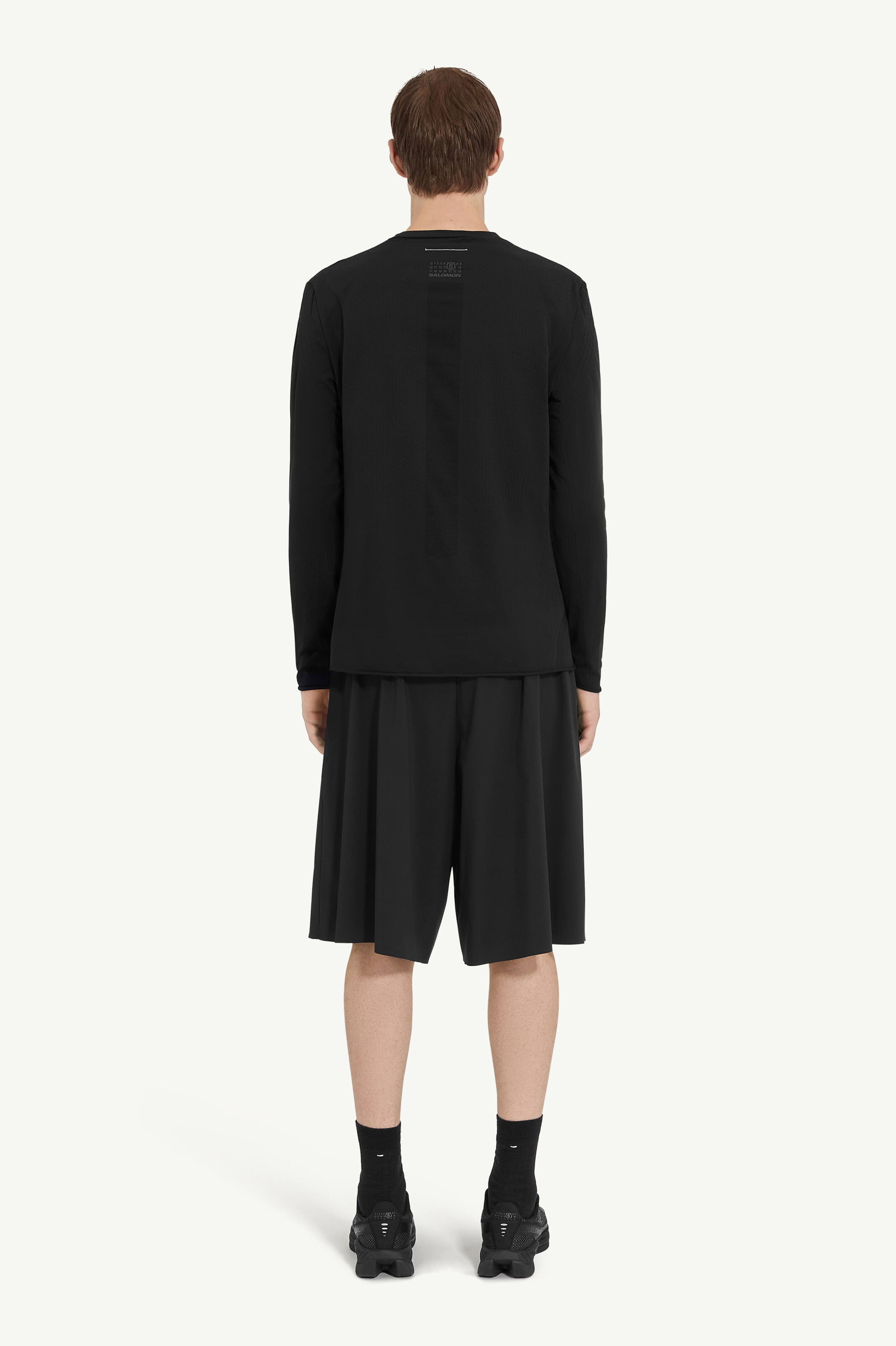 Black Crewneck Sneaker Printed T-Shirt