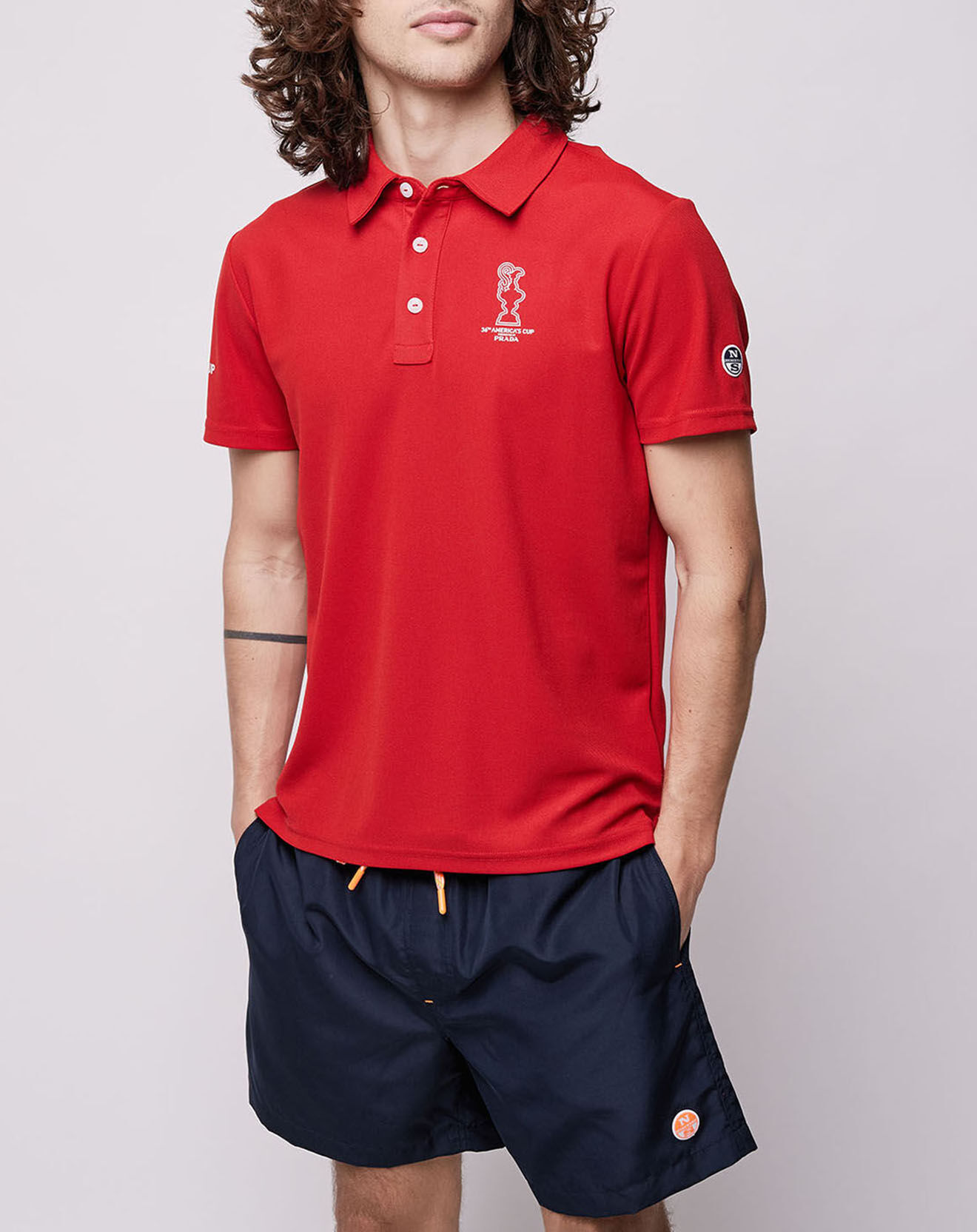 North Sails Polo Valencia Signature rouge