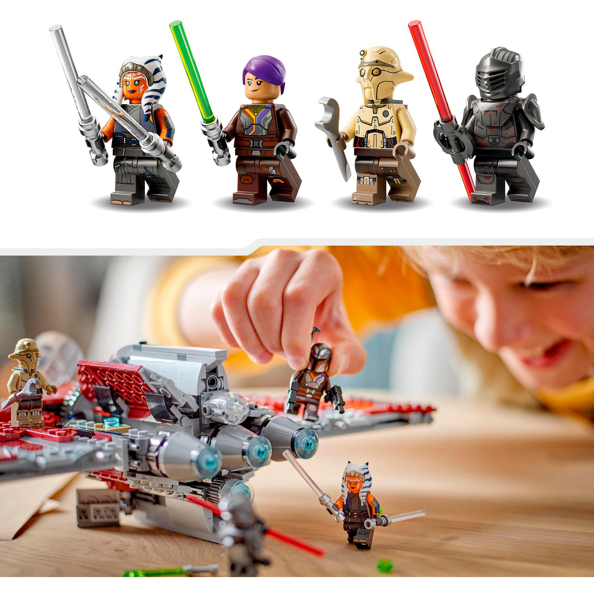 LEGO Konstruktionsspielzeug Star Wars Ahsoka Tanos T-6 Jedi Shuttle
