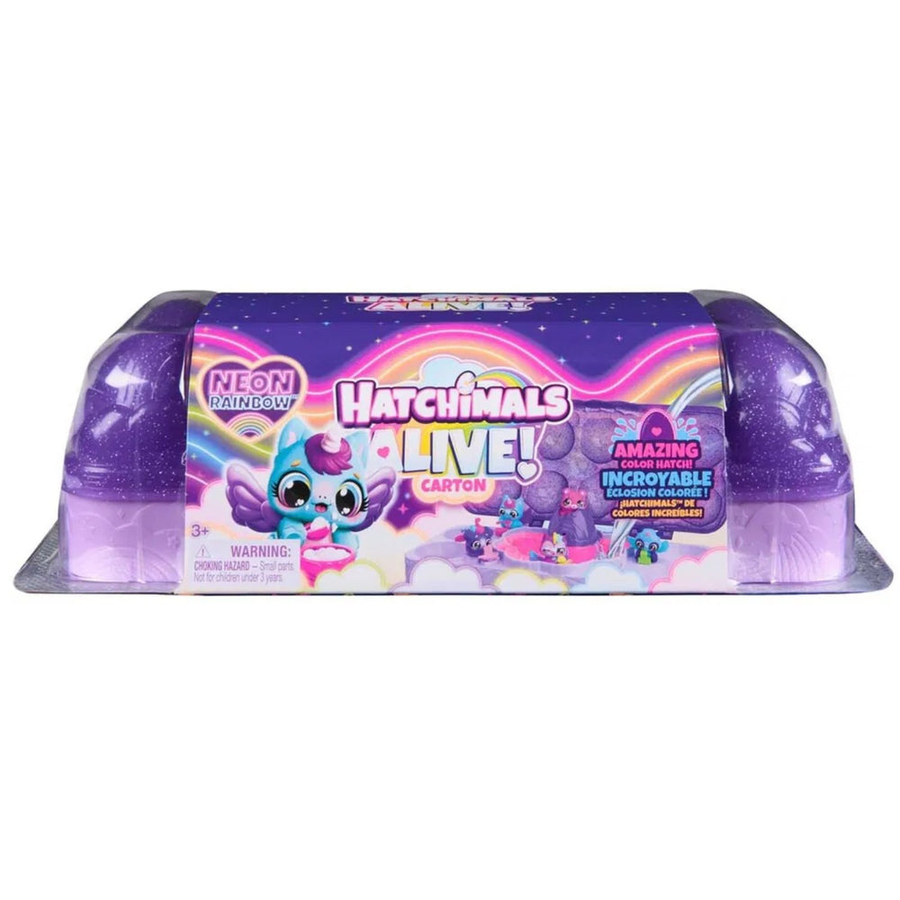 Køb Hatchimals Alive Neon Rainbow Carton