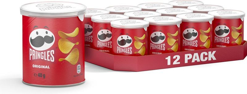 Pringles - Original - Chips - 12 x 40 gr