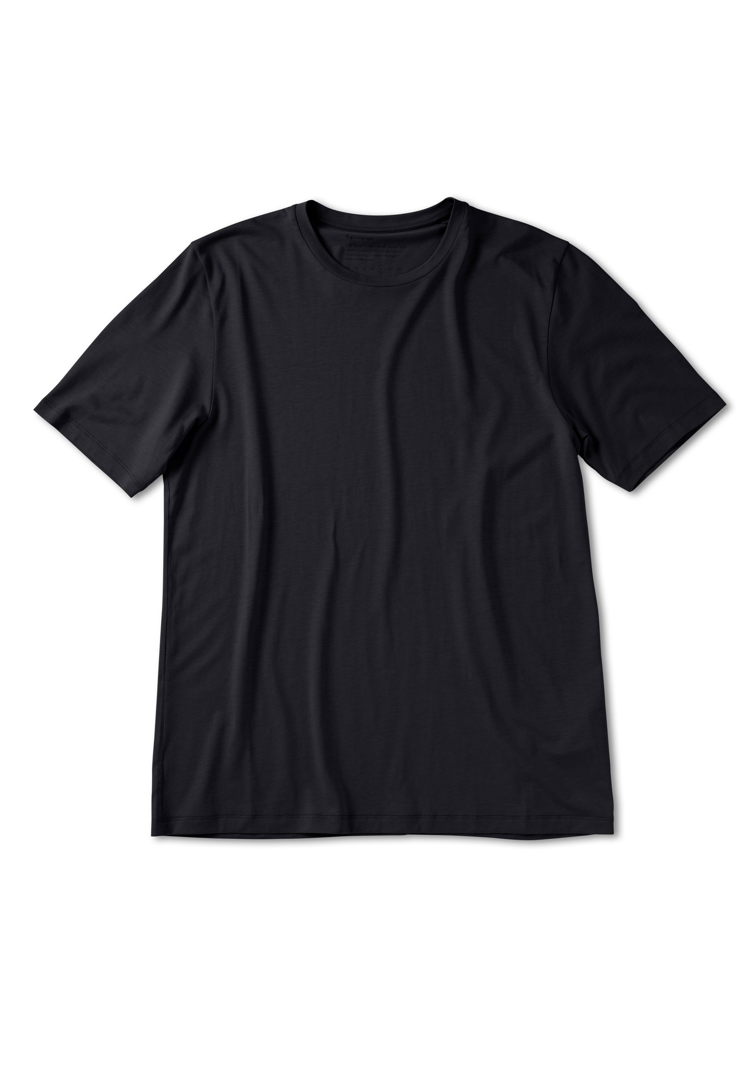Pinqponq T-Shirt Tencel™ Iconic Wooden Black