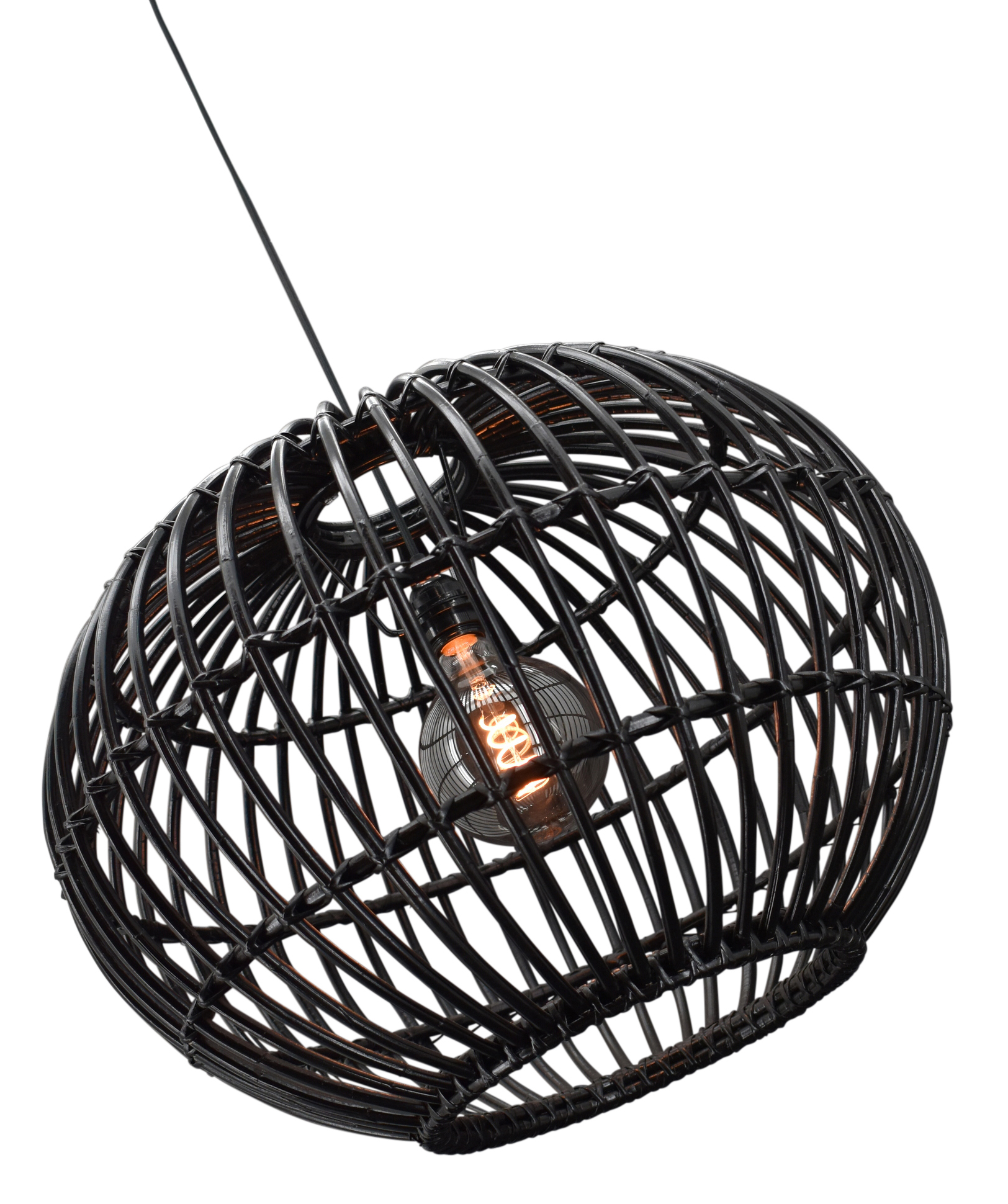 Hanglamp Ruby large black Ø 60 H 45 cm