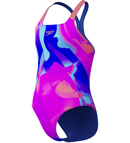 Speedo Badeanzug - Digital Allover Powerback - Pink