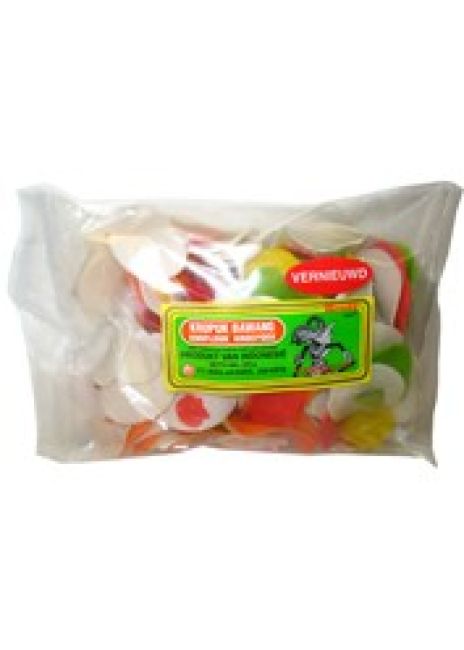 Wayang Krupuk Bawang Gekleurd (ongebakken) 250g