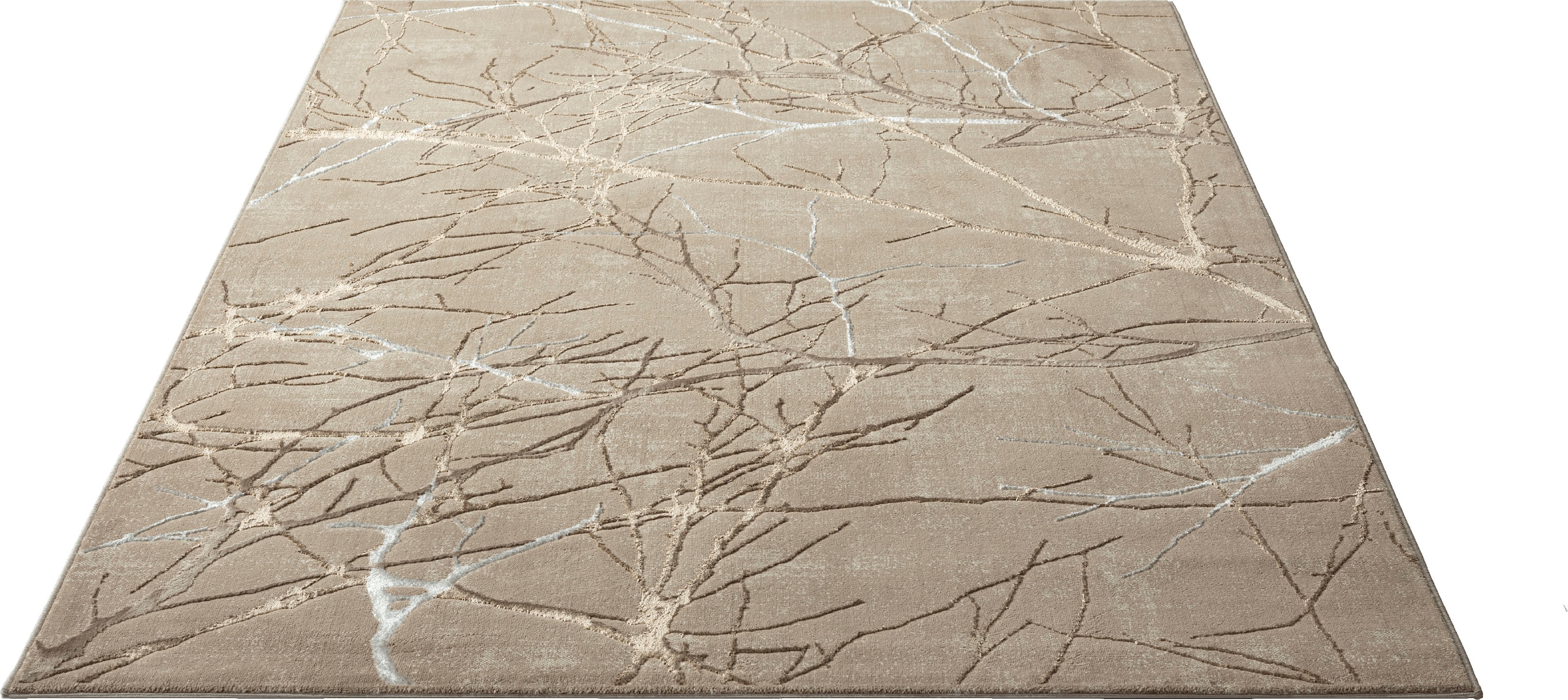 merinos Teppich »Creation 50055« rechteckig 10 mm Höhe elegant, glänzend, Kurzflor, Indoor, pflegeleicht, robust