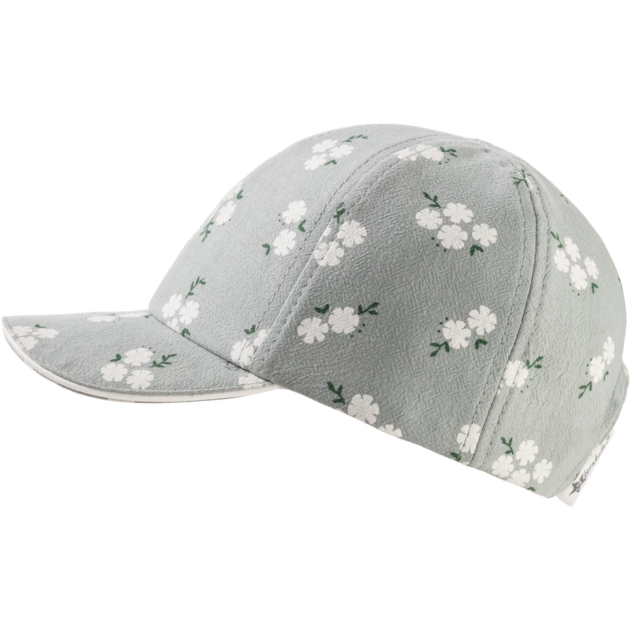 Sterntaler Baseball-Cap Blümchen steingrün