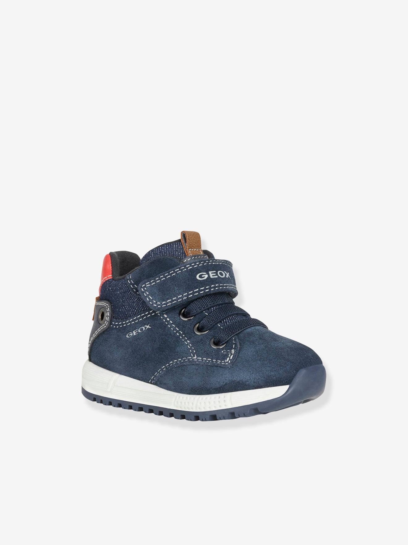 Sapatinho infantil de cano médio Alben Boy GEOX®, azul marinho