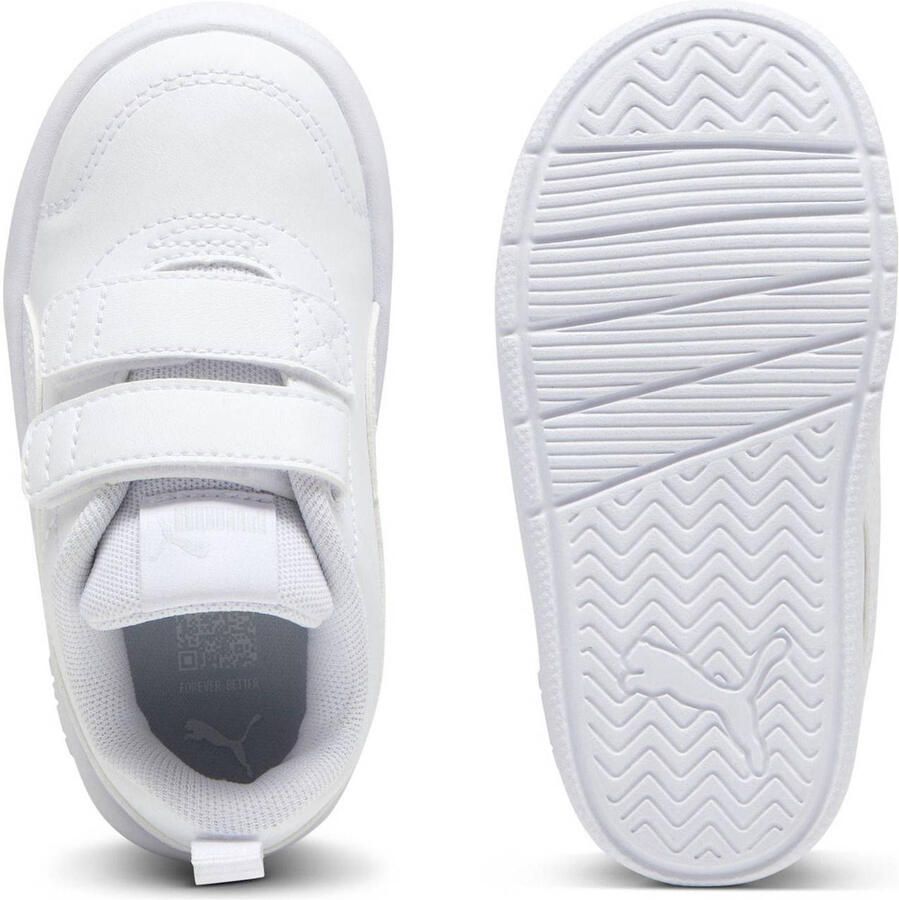Puma Courtflex V3 V Inf sneakers wit zilver