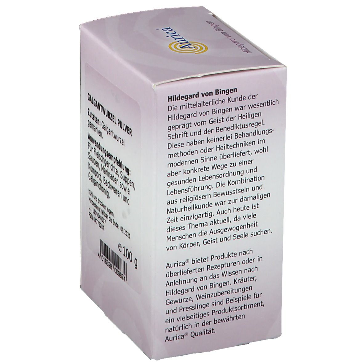 Aurica® Galgantwurzelpulver