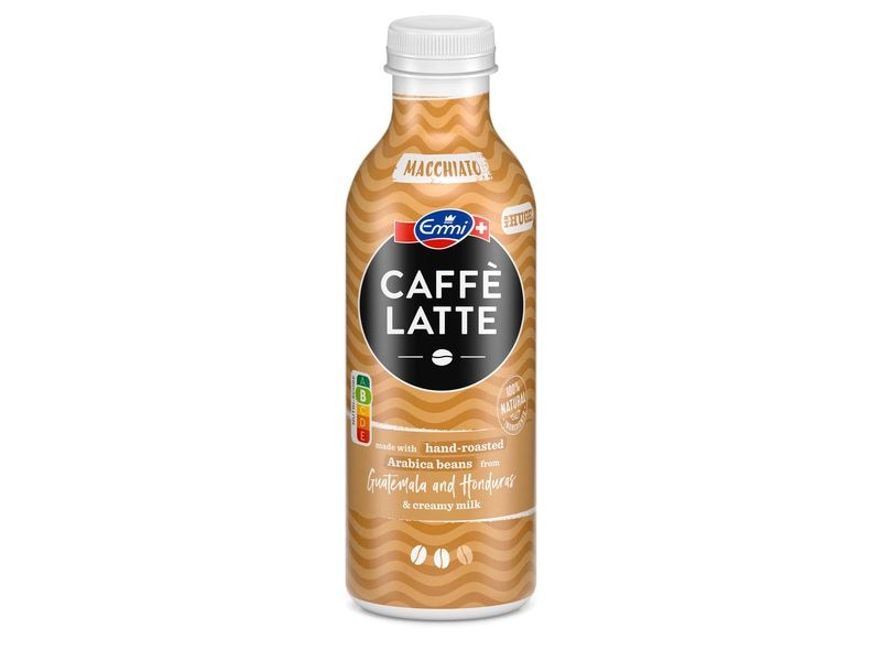 Emmi Milch Caffè Latte Mr. HUGE Macchiato  650 ml Milchgetränk mit frisch gebrühtem Kaffee