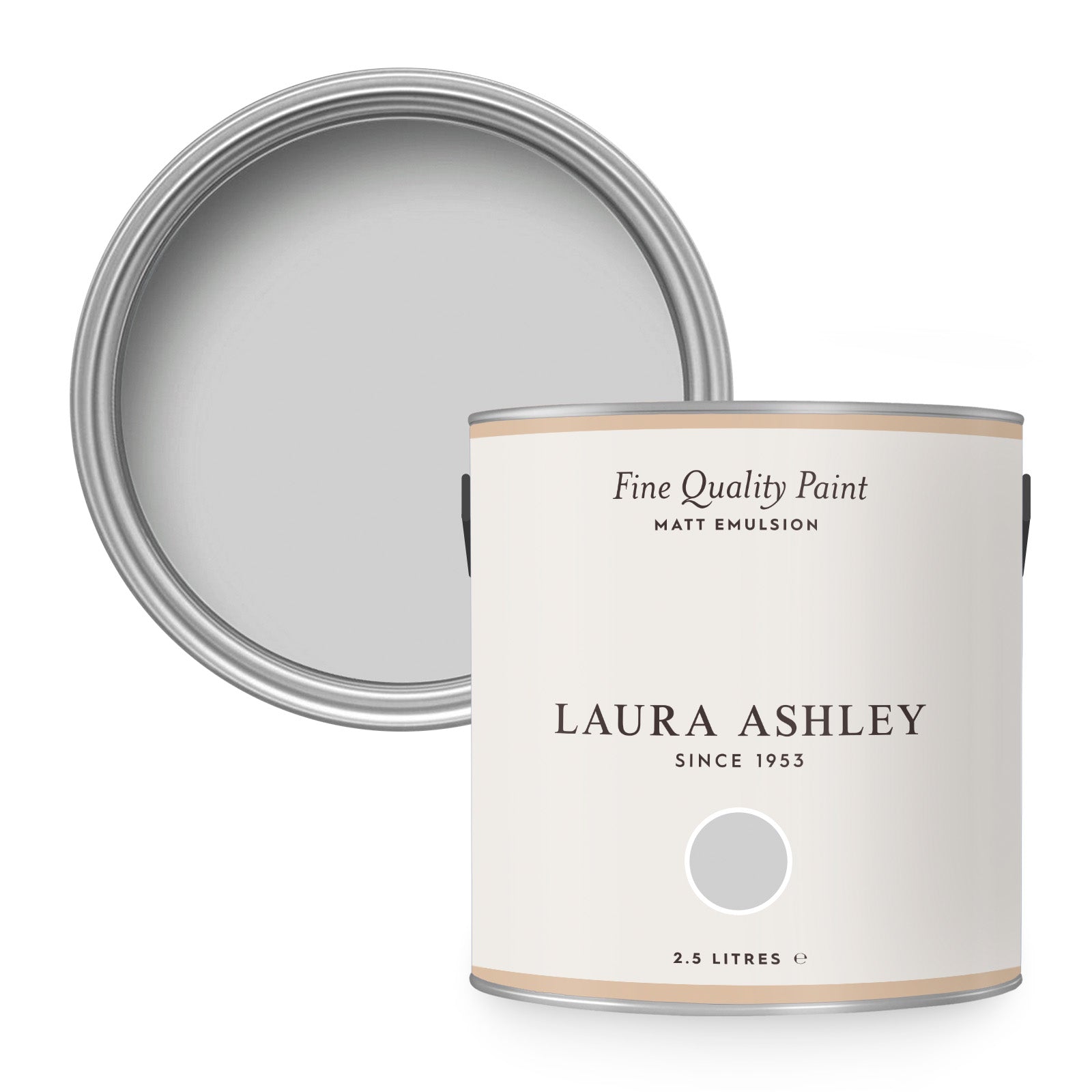 Laura Ashley Muurverf Mat 2.5L Dark Sugared Grijs