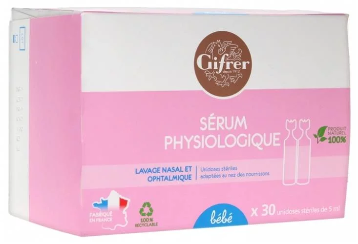 Sérum Physiologique Gifrer - 30 x 5 ml