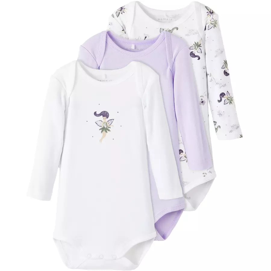 name it Langarmbody 3er Pack Orchid Petal
