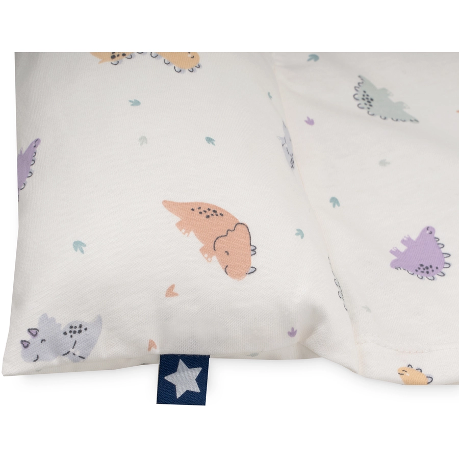 JULIUS ZÖLLNER Jersey Bezug Loop Comfy für Wickelauflagen Softy Little Dinos 85 x 75 cm
