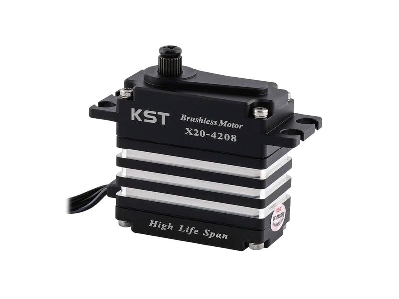 KST Standard Servo X20-4208 V8.0 46 kg, 0.07 s, Brushless H Schnelles und starkes Bruhless Standardservo mit Metallgetriebe