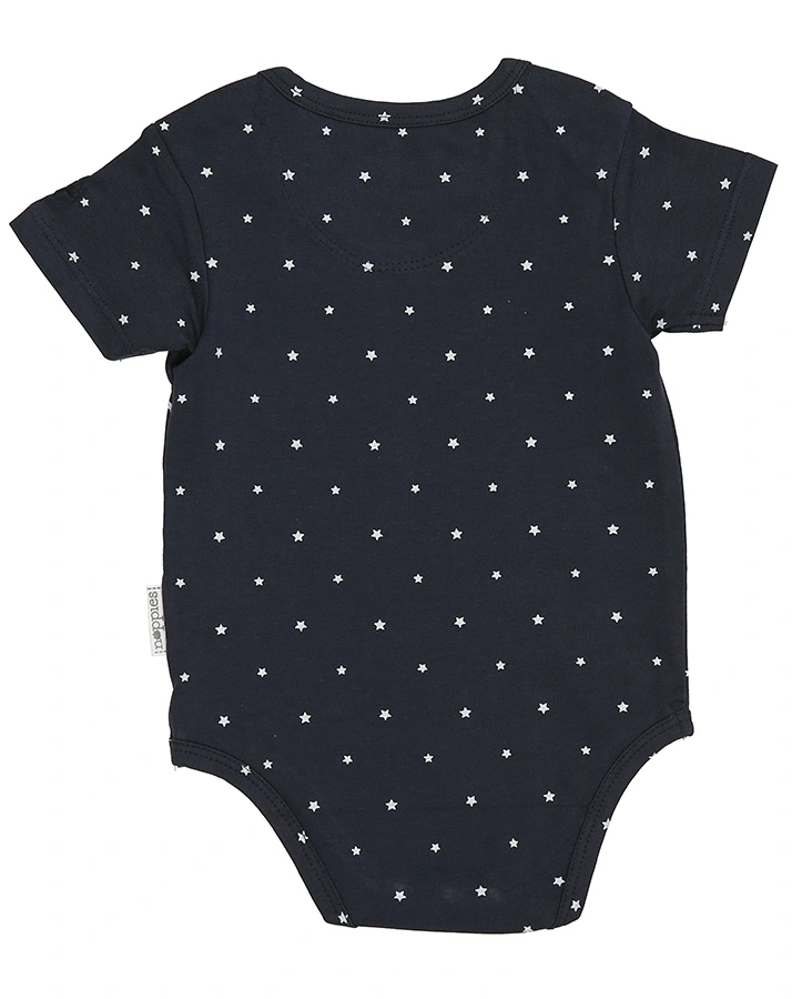 Kurzarm-Body GERONA – STARS in navy