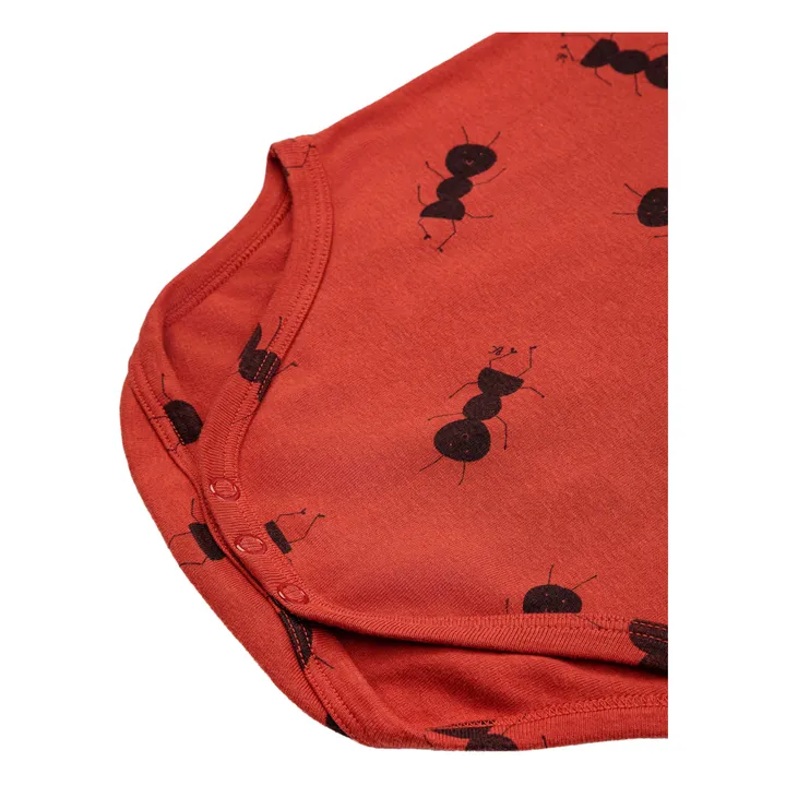 Bobo Choses Body à Bretelles Coton Bio Fourmis | Terracotta