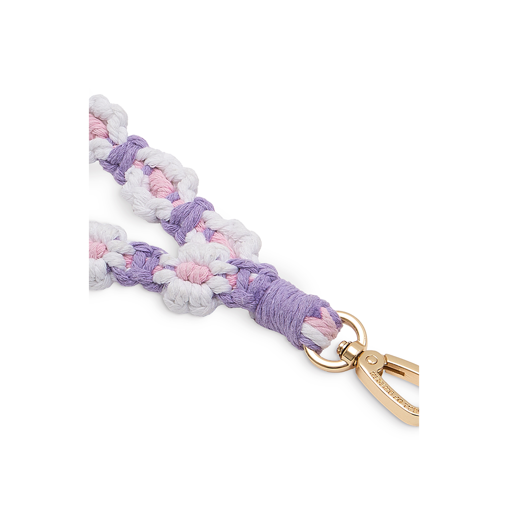 (45cm) Universal Handy Kette Phone Charms Schmuck Anhänger Handgelenkschlaufe   1x Einlage (IDCW-540) - Crochet Flower