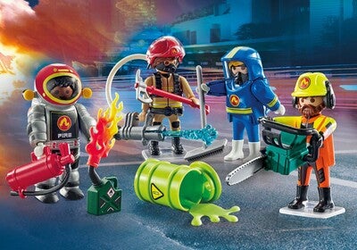 Playmobil 71468 Action Heroes Byggesett Mine Figurer Brannvesen