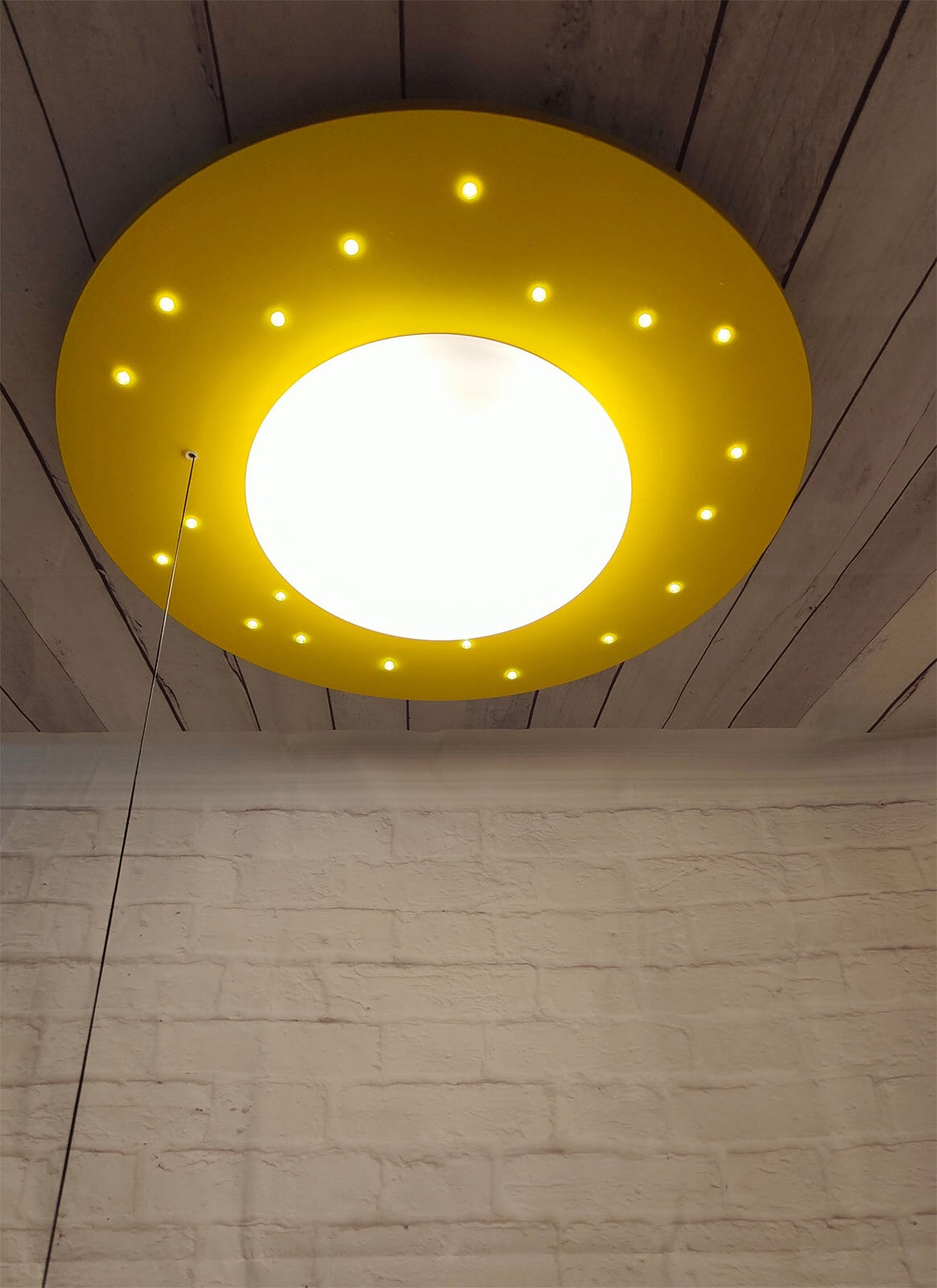 niermann Retrofit Kinderlampe Decke STARLIGHT sonnengelb