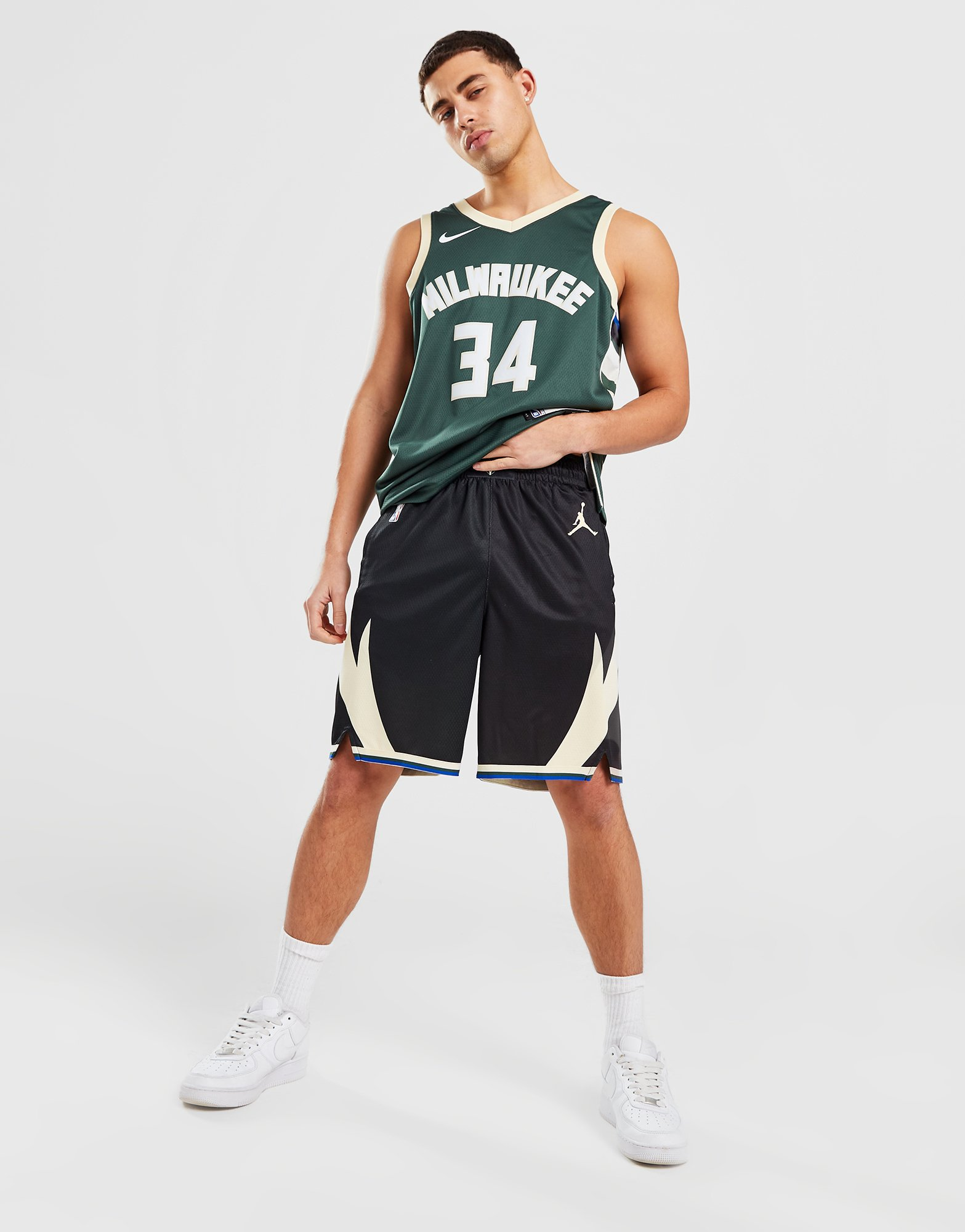 Jordan Short NBA Milwaukee Bucks Swingman Homme