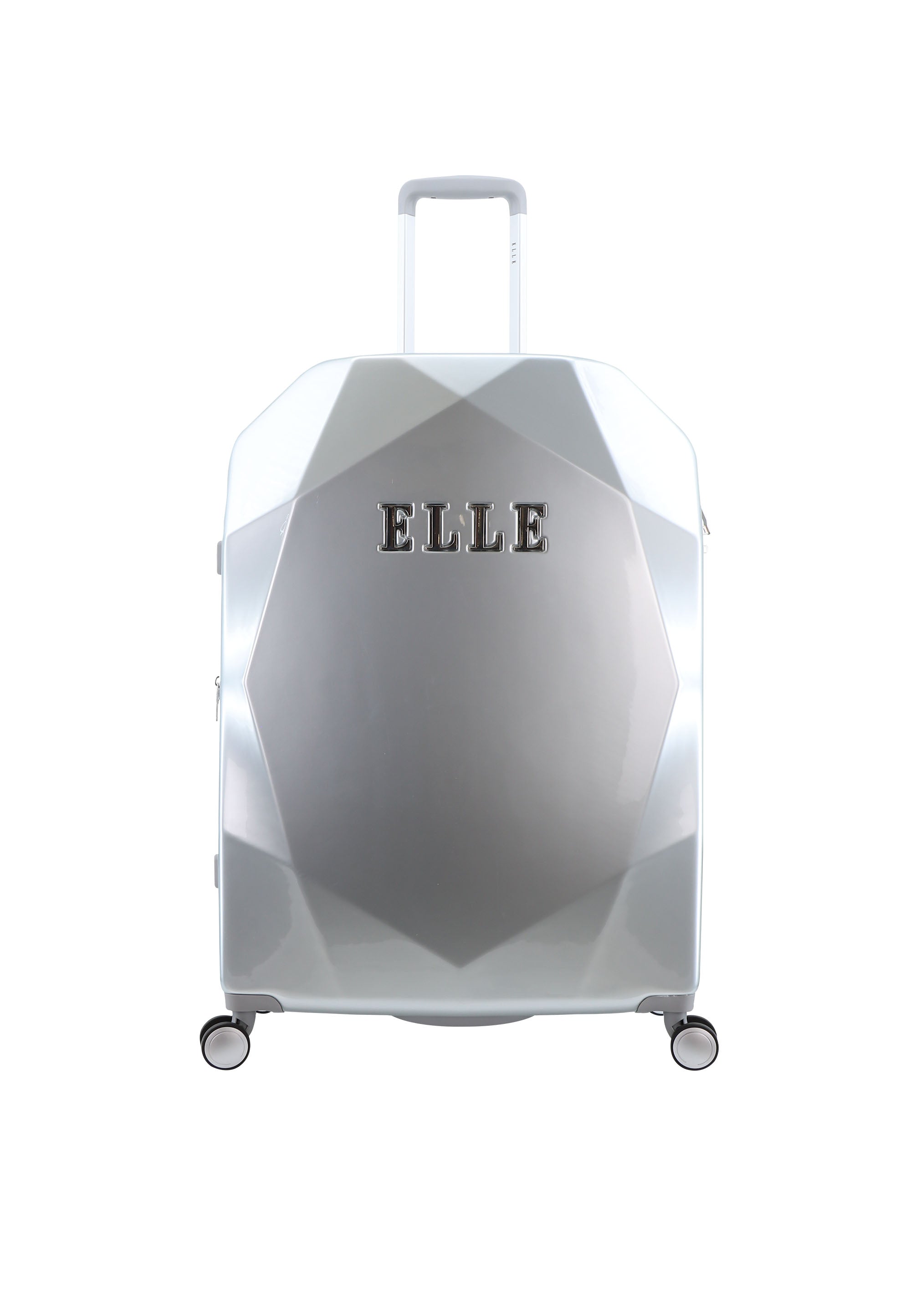 ELLE Diamond 56.5/67/76.5 cm reiskofferset - Silver