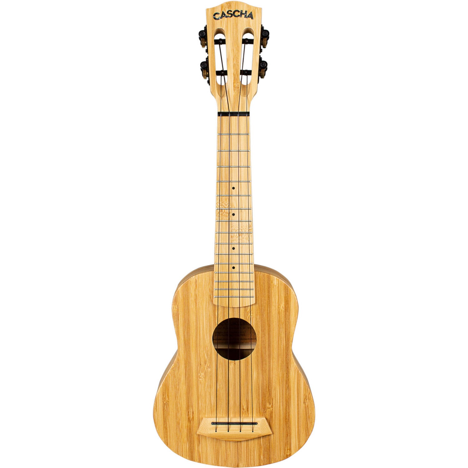 Cascha HH 2312 Bamboo Natural sopraan ukelele set
