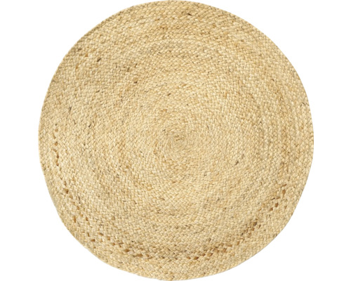 Jute vloerkleed, rond, Ø 70 cm