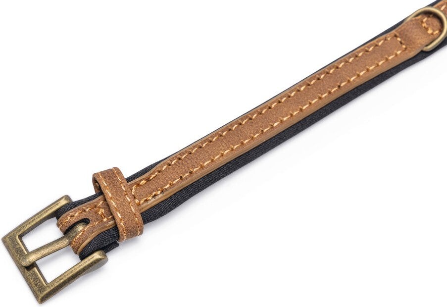 Beeztees hondenhalsband Balacron Ax bruin 24-30 x 1 cm