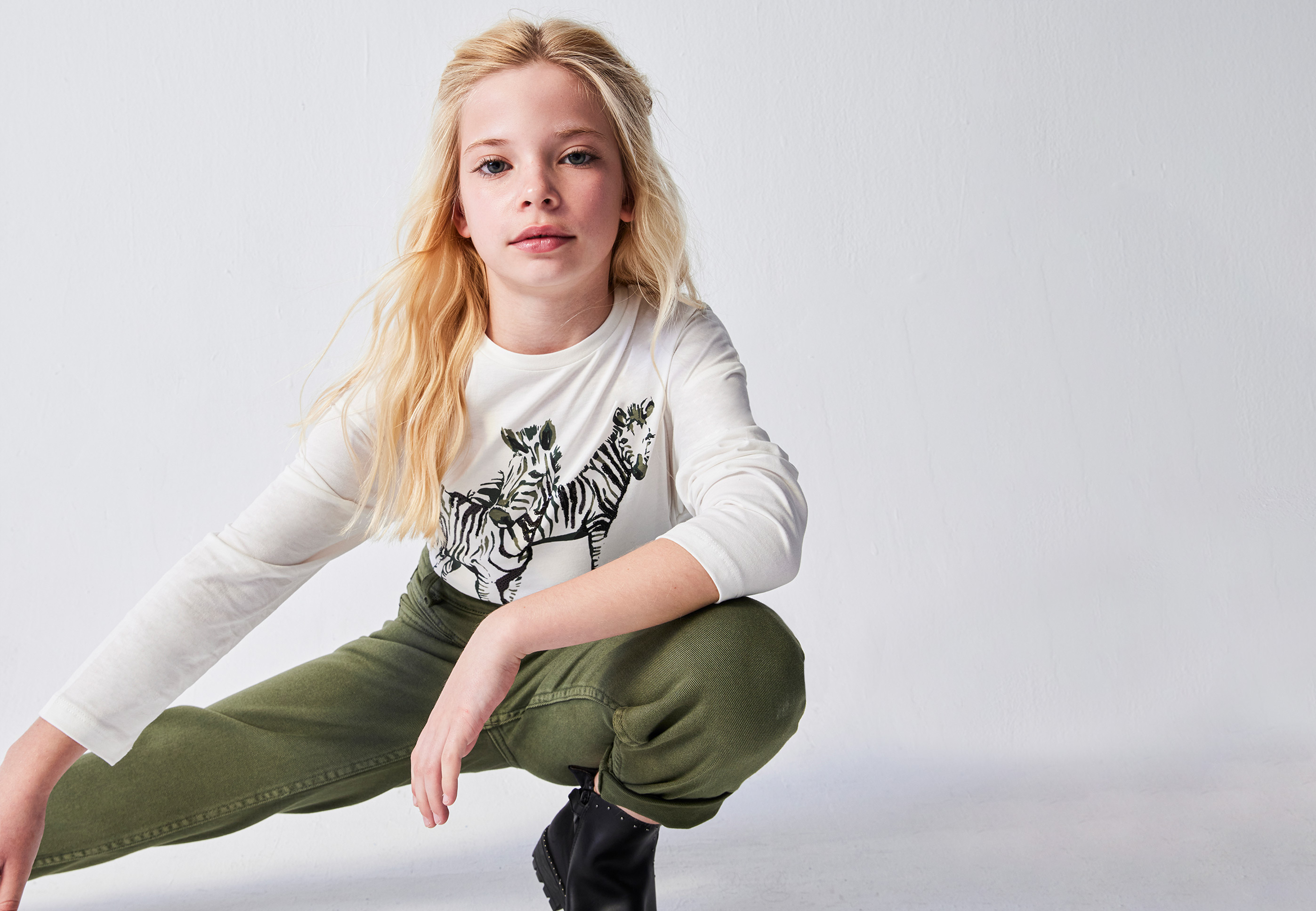 Camiseta estampada Better Cotton para meninas