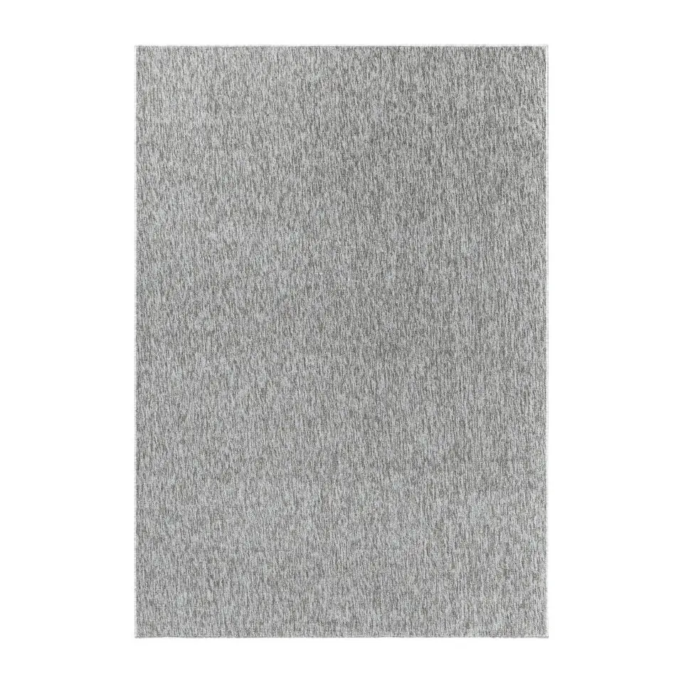 Effen Vloerkleed Laagpolig Lichtgrijs - 200x290 CM