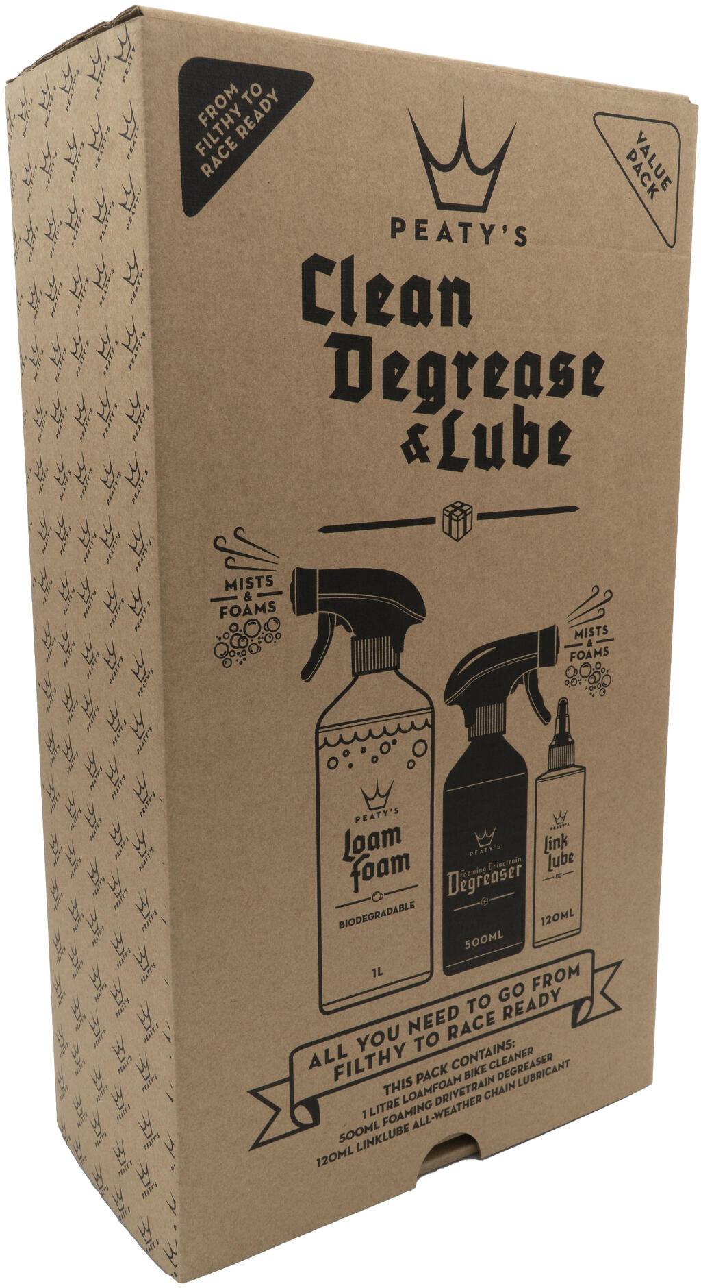 Peaty's Clean Degrease Lube Starter Pack