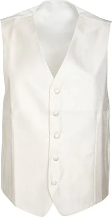 Suitable Trouwgilet V-Design Off-White 5106115G Gilet V-Des kopen