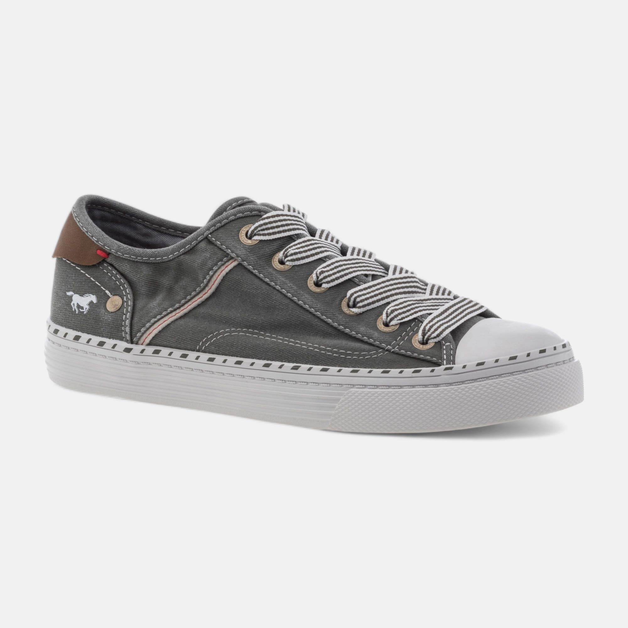 Baskets en toile Femme kaki