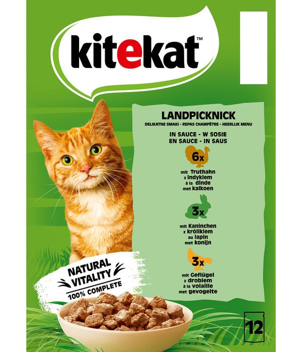 KITEKAT® Nassfutter für Katzen Multipack