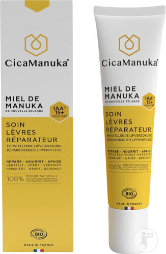Cicamanuka Miel De Manuka IAA15+ Soin Lèvres Réparateur 15ml