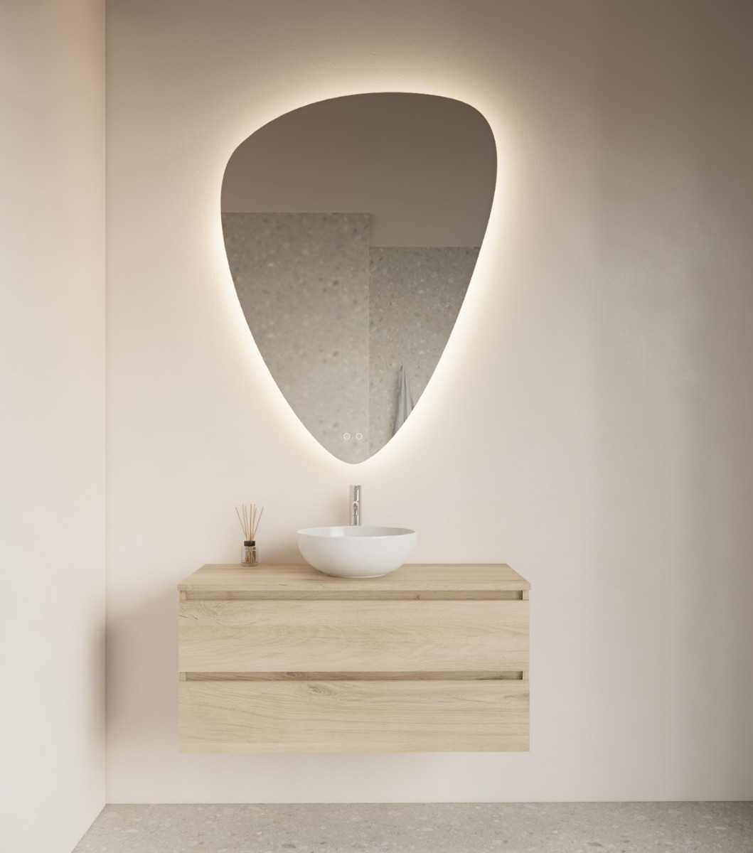 Gliss Design Frenzy spiegel met LED-verlichting en verwarming 120x90cm