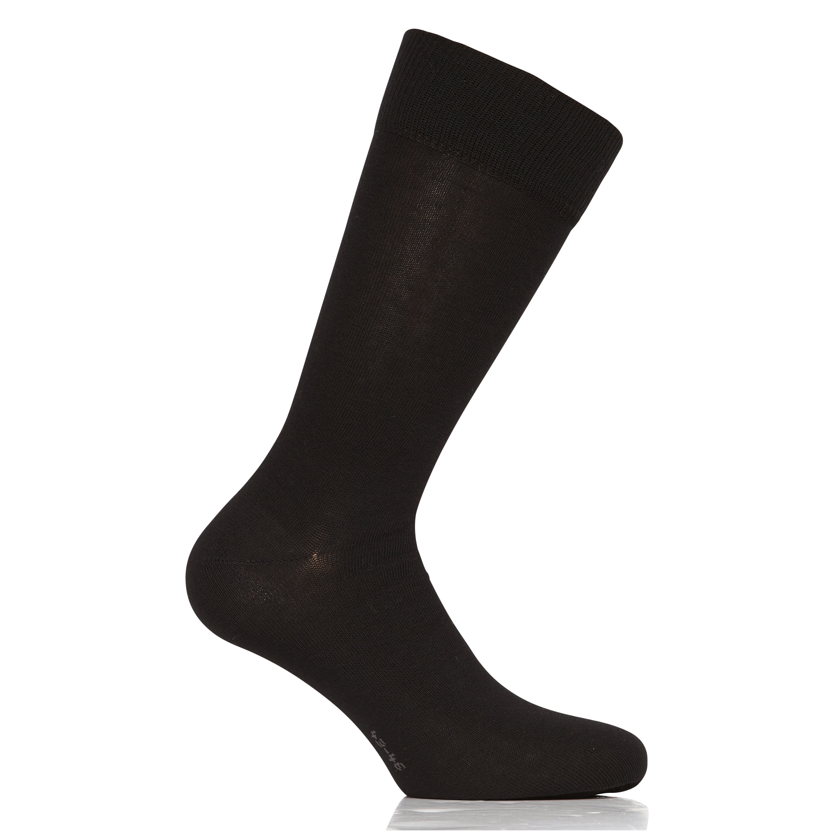 HAPPY - Lot de 2 paires de chaussettes en coton mélangé | Noir