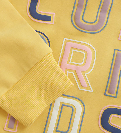 Color Kids Sweatshirt - Banana Cream m. Print