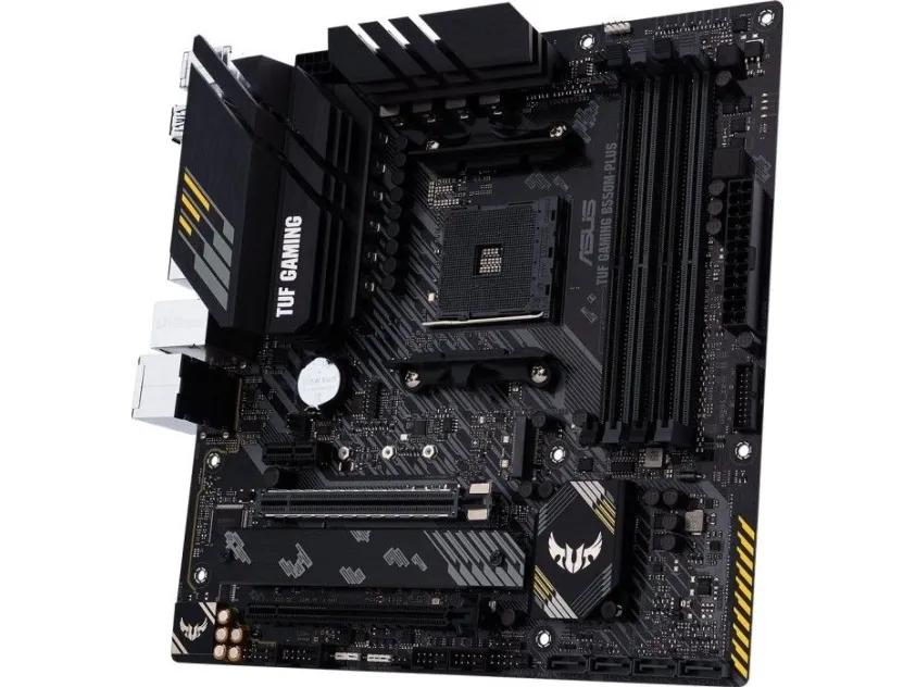[OUTLET] - ASUS TUF GAMING B550M-PLUS - Bundkort - micro ATX - Socket AM4 - AMD B550 Chipset - USB-C Gen2, USB 3.2 Gen 1, USB 3.2 Gen 2 - 2.5 Gigabit LAN - onboard grafik (CPU påkrævet) - HD Audio (8-kanaler)