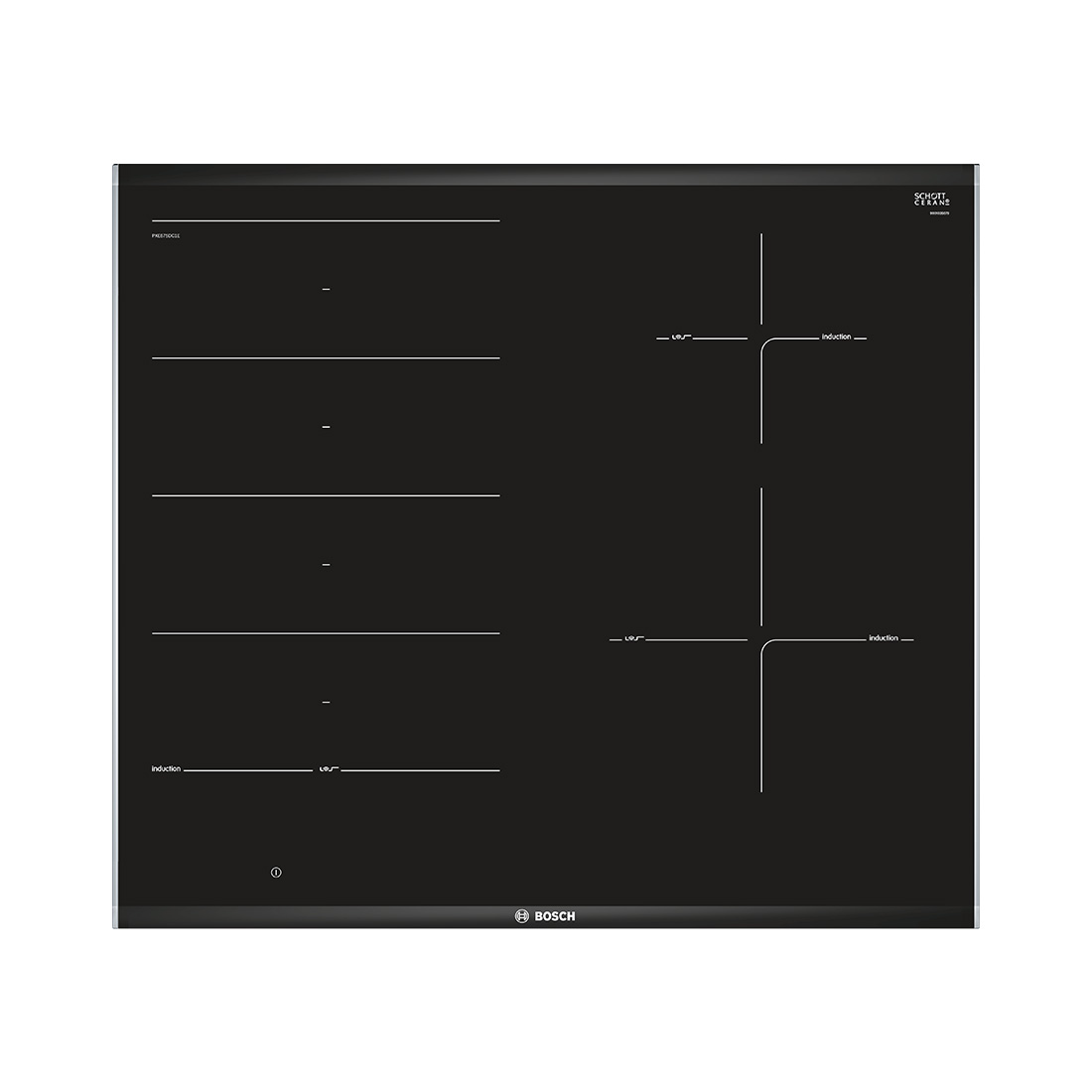 Bosch PXE675DC1E Induktionskochfeld, 60 cm