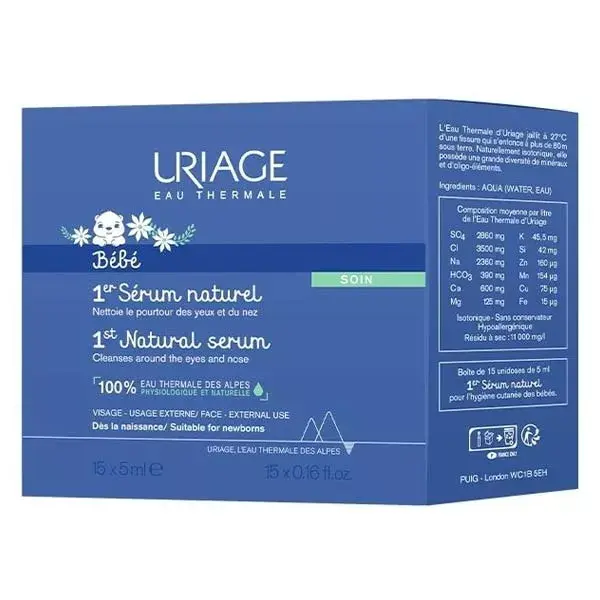 Uriage Baby 1º Sérum Natural 5ml x15