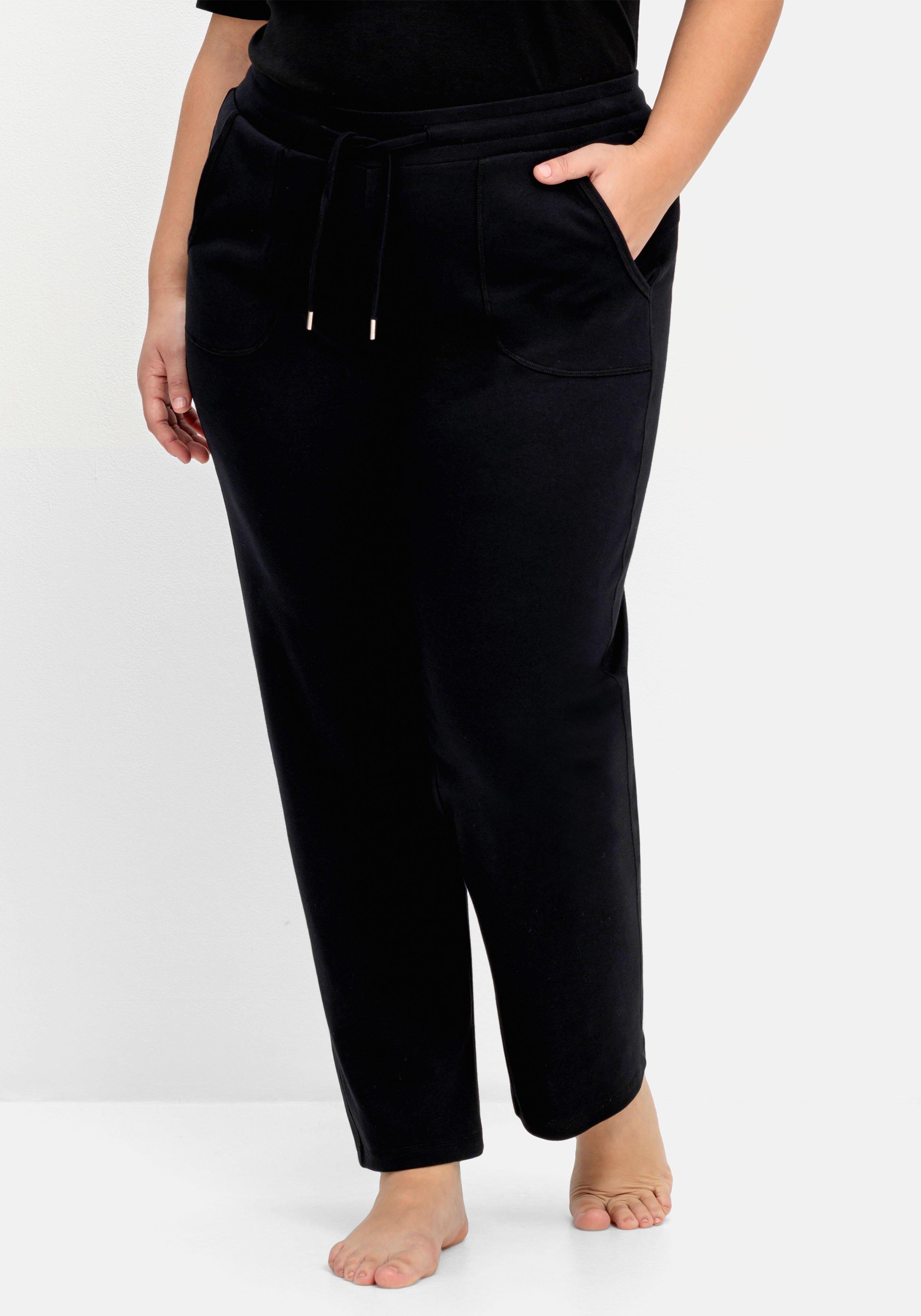 Relaxhose in gerader Form, aus Interlock