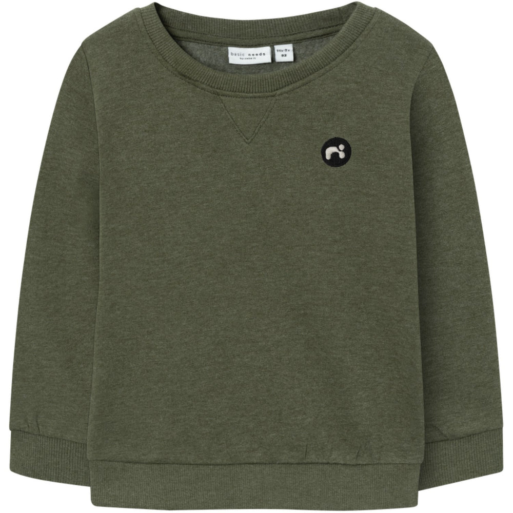 Rifle Green Vimo Sweatshirt Noos - Name It