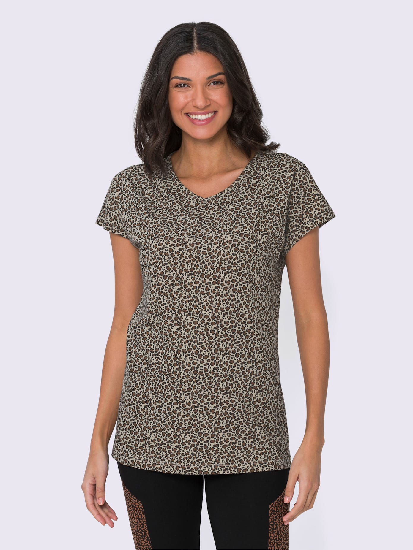 T-shirt long coupe longue tendance