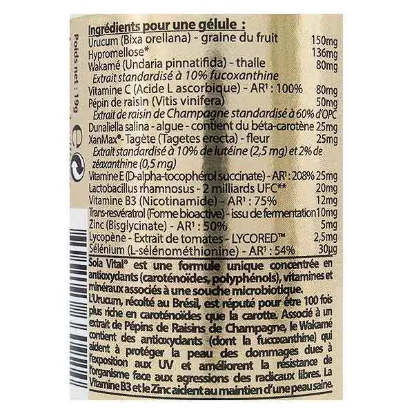 Vit'all+ Sola'Vital 30 cápsulas vegetais